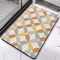 thumbnail image 4 of Step into Comfort with Our Boho Small Rug - Soft, Non-Slip & Ultra-Thin Washable Kitchen Mat - Modern Geometric Bohemia Design for Entryway, Indoor Door, Bathroom, Bedroom, Office, 20x32 inch, 4 of 5