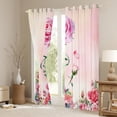 thumbnail image 3 of Homewish Romantic Pink Rose Black Out Curtains,Happy Velantine'S Day Curtains Pack of 2 (42x63 Each),Country Flower Floral Bedroom Curtains For Girls,Luxury Bedroom Decor, 3 of 6