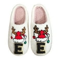 thumbnail image 2 of KANG Letter Slippers Cozy Shoes Winter Warm Indoor Footwear For Couples Breathable And Comfortable Ideal Holiday For Him, 2 of 3