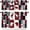 Cottage-7, variant on Retro Rustic Style Curtain Set, Moose Deer Bear Leaf Tree Country Style Farmhouse Window Valances and Tier Set for Kitchen Living Room Café Décor