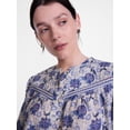 thumbnail image 6 of Scenario Women's and Women's Plus Quilted Detail Long Sleeve Top, Sizes XS-4X, 6 of 7
