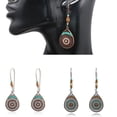 thumbnail image 2 of Boucles d'Oreilles Pendantes Boho Creuses Style National Bohème Boucles d'Oreilles Pendantes, 2 of 10