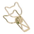 thumbnail image 3 of 20pcs Trombones Attrayant Décoratif Stable Fiable Creux Design Élégant Style Pinces Réutilisables pour OfficeGold, 3 of 14