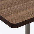 thumbnail image 4 of Scranton & Co Mode Teak Bistro Height Conference Table 30 x 48 in, 4 of 6