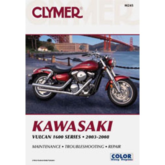 Clymer Repair/Service Manual '03-08 Vulcan 1600 Series (CM245)