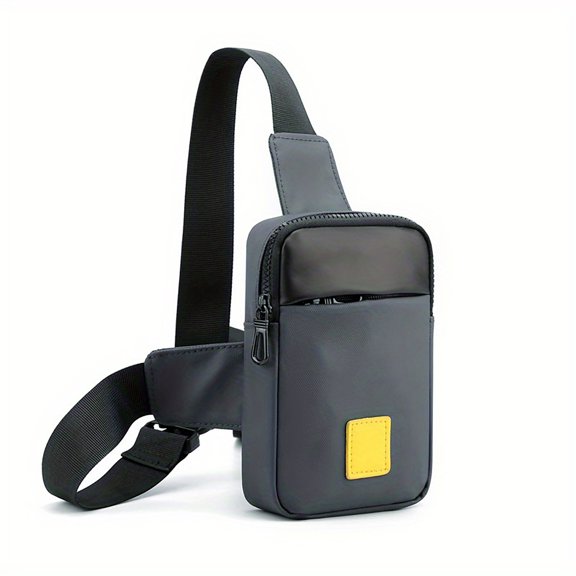 ATJIA Small Sling Bag for Women and Men,Waterproof Crossbody Bags Trendy Fanny Packs Chest Bag with Extended Strap Messenger Bag