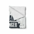 thumbnail image 2 of Your are Stronger than You Think Soft Flannel Fleece Throw Blanket, Urban Style Philosophical Be Positive Message, Cozy Plush for Indoor and Outdoor Use, 50" x 60", Dark Blue Grey White, by Ambesonne, 2 of 6