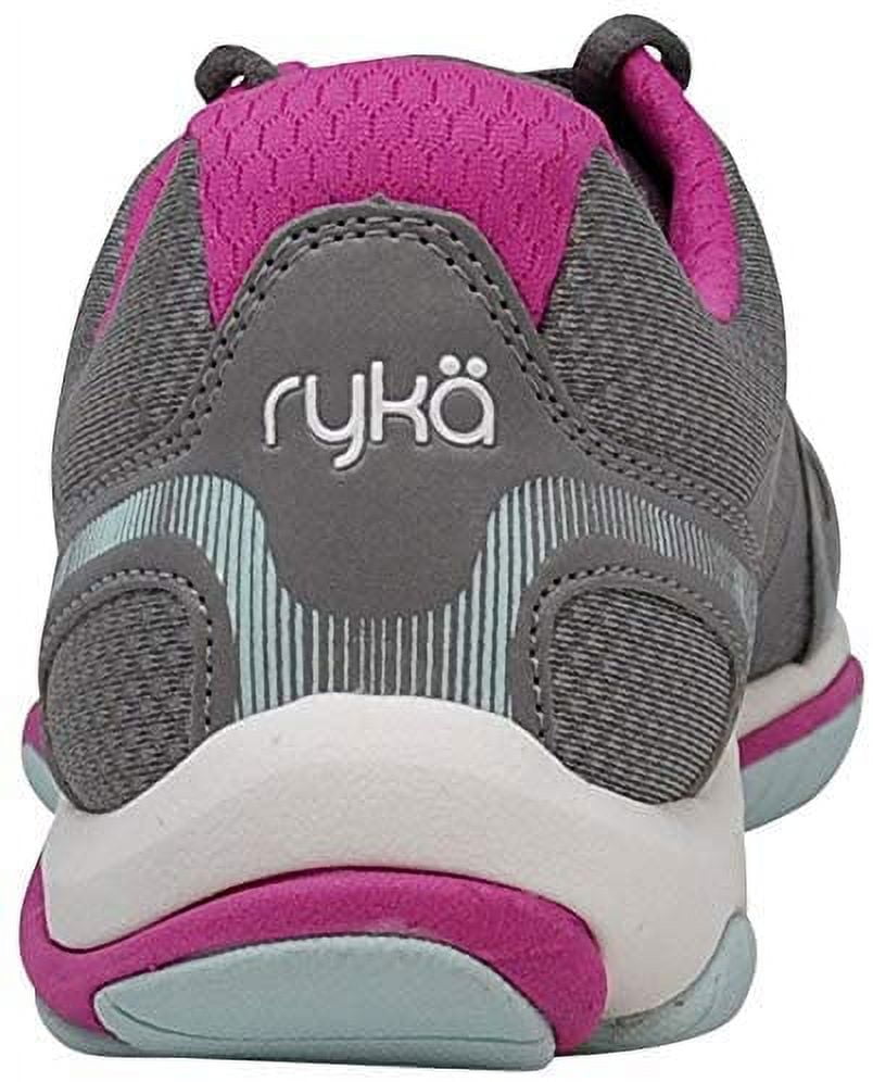 Ryka Womens Influence Cross Training Shoe, Black/Plum/Aqua