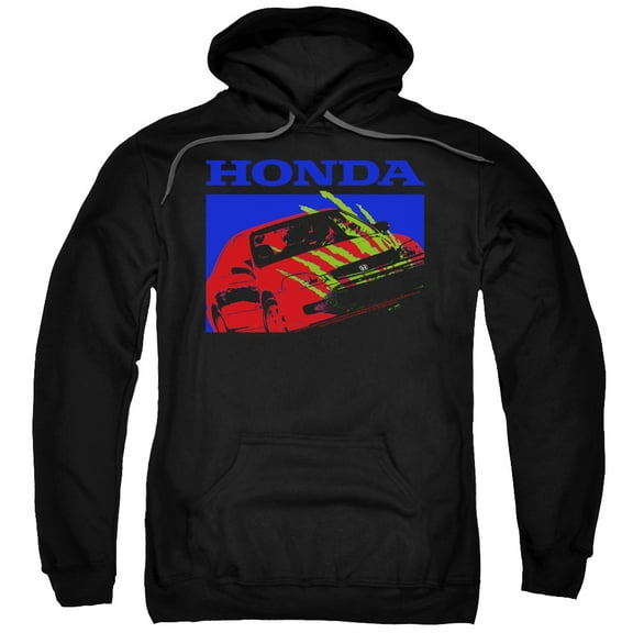 Honda Civic Bold Adult Pullover Hoodie Sweatshirt Black