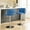 Blue, variant on Swivel With Adjustable Seat Height - Modern Pu Upholstered, Back For Home Pub, Kitchen Island (two Black Stools Upholstered Seat, Pub And ( Of 2 Units
