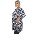 thumbnail image 2 of White Mark Women's Plus Size Printed Geometric Circle Tunic Top, 2 of 5
