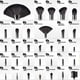 thumbnail image 2 of Make Up Brushes, Vander Professional 32pcs Makeup Brush Set, Makeup Brushes Set Foundation Blending Cosmetic Brush Set Kit,blackcosmetic Bag Not Inclu, 2 of 4