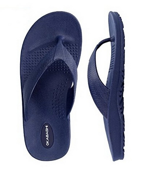 OKABASHI Okabashi Surf, Men's Shoes, Slippers, Navy, XL