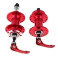 thumbnail image 6 of 1 Set of Front And Rear Disc Brake Hub for s with Quick Release Made of Red, 6 of 6