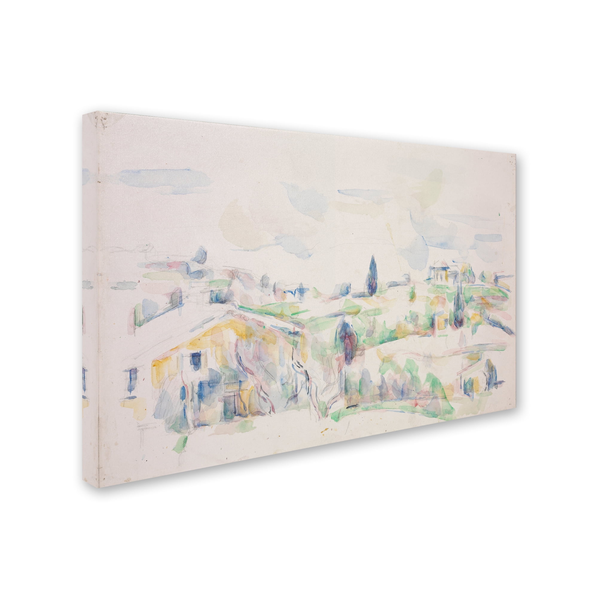 Trademark Fine Art 'Landscape In Provence' Canvas Art by Cezanne