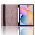 thumbnail image 2 of Elastic Band PU Leather Case for Samsung Galaxy Tab S6 Lite 10.4" 2024 / 2022 / 2020 with Pencil Holder, Smart Folio Cover Adjustable Stand - Auto Wake/Sleep and Multiple View Angles, Pink, 2 of 8