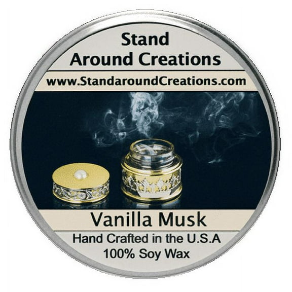 VANILLA MUSK TUREEN 8-OZ. ALL NATURAL SOY CANDLE