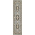 thumbnail image 1 of Unique Loom 3119175 Area Rug, 2 Feet 7 Inch x 10 Feet, Gray/Ivory, 1 of 1