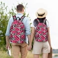 thumbnail image 4 of Vsdgher Halloween Pumpkins Print Canvas Backpack Travel Rucksack Unisex Knapsack 15.7/17.7Inch Laptop Backpack for Work,College-Medium, 4 of 5