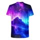 thumbnail image 4 of Tops para hombre, blusas y camisas de manga corta con cuello redondo para hombre. Camiseta casual de manga corta con cuello redondo y estampado de cielo para hombre. Blusa para hombre., 4 of 5