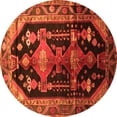 thumbnail image 1 of Ahgly Company Indoor Round Persian Orange Traditional Area Rugs, 5' Round, 1 of 1