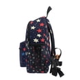 thumbnail image 4 of FORMRS School Backpack with Front Zippered Pocket 12" Student Travel Daypack, Red Starry Pattern, 4 of 6