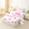 thumbnail image 2 of Erosebridal Girl Personalized Gifts Twin Sheet Sets,Pink Alphabet P Bedding For Teens 3 Pieces, 2 of 6