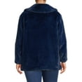 thumbnail image 5 of Time and Tru Women's and Plus Faux Fur Cropped Jacket, 5 of 5