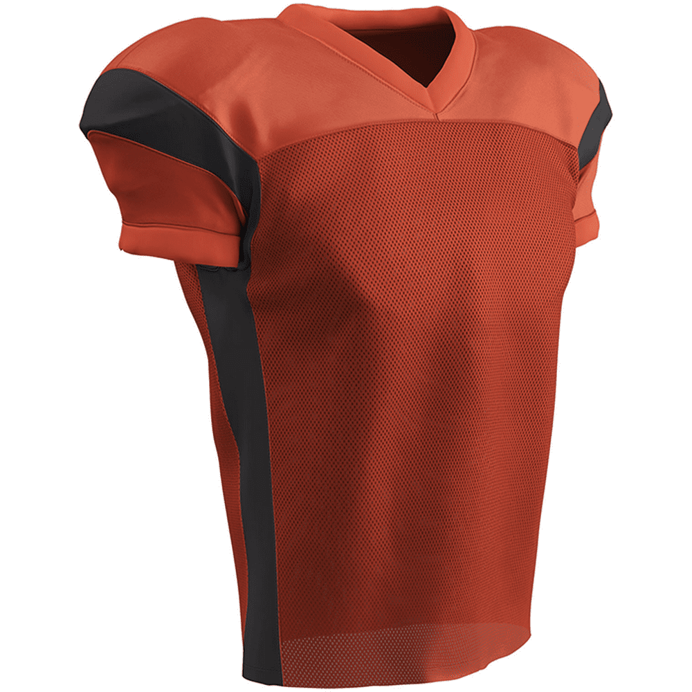 Champro Adult First Down TwoTone Football Jersey Orange/Black Medium