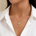 thumbnail image 2 of Valentine's Day Gifts Crown Cross Necklace for Women,14K Gold Plated Non-Tarnish Christian Faith Religious Jewelry for Her, 2 of 6