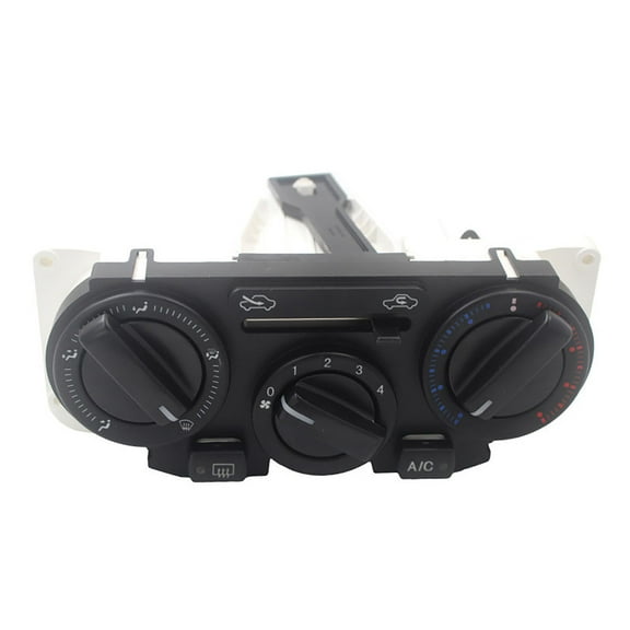 Car AC Control Switch Panel for Nissan Versa 2007-2011 OE:27510-ED50A, HVAC Control Module Button Assembly -black