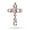 Rust, variant on Amazing Grace Wall Art Cross - Inspirational Steel Décor for Home or Garden (24"/Gold)