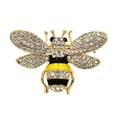 thumbnail image 1 of Femmes Cristal Abeille Broches Femelle Strass Insecte Écharpe Clip Strass Insecte Écharpe Clip Partie Robe de Mariée Bouquet Broche, 1 of 8