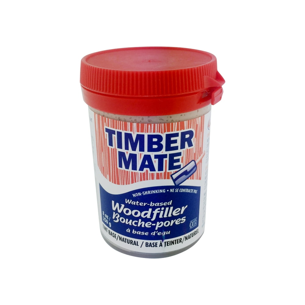3 Pack Timbermate Wood Filler, Water Based, 8 oz, Natural / Tint Base