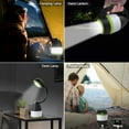 thumbnail image 4 of Uppladdningsbar campinglampa 3 i 1 bordslampa lykta campingtält ficklampa deformerbar arbetslampa med 2000mAh batteri utomhus inomhus för Hiki, 4 of 5