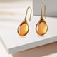 thumbnail image 2 of Pendientes de lágrima con piedras preciosas naturales para mujer, ideales para compromisos, sencillos y a la moda. Ámbar, 2 of 9