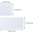 thumbnail image 4 of Hongchun 4Pcs Water Absorption Type Diatoms Mat Teether Cup Soap Bathroom Soap Box Absorbent Cushion Home Dining Table Tea Cup Heat Insulation Pad 8*8cm2 Tablets + 8*16cm2 ​​Tablets (Single Piece Thickness 0.9cm), 4 of 5