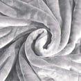 thumbnail image 6 of Vellux Plush Quilted Blanket, King, Light Grey, 6 of 7