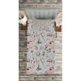 thumbnail image 3 of Ambesonne Paris Quilted Bedspread Set 2 Pcs, France City of Love, Twin Size, Multicolor, 3 of 3