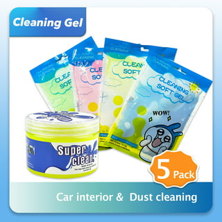 ColorCoral Cleaning Gel Universal Gel Cleaner for Car Vent Keyboard Auto  Cleaning Putty Dashboard Dust Remover Putty Auto Duster Cleaning Kit 160G 