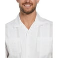 thumbnail image 2 of Men's Cubavera Guayabera Button-Down Shirt Color: Ivory Size: L, 2 of 3