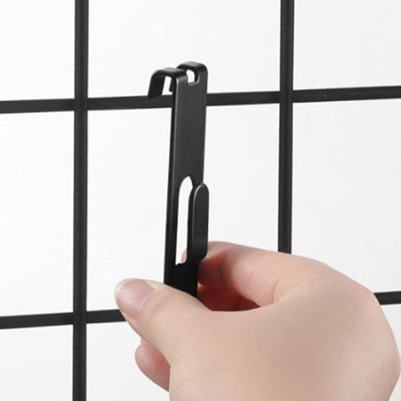 GOOHOCHY  5 Pcs Utility Hook Hanging Photo Display Grid Wall Hooks Office