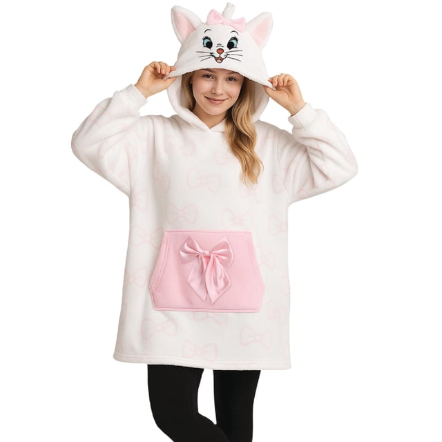 Sudadera con Capucha Manta Oversize para Mujer Disney Marie