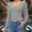 Gray, variant on Long Sleeve Tops for Women Deep V Neck Tight Sim Fitted Tops Casual Stretchy Basic Tees Tops