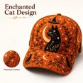 thumbnail image 2 of Halloween Print Baseball Cap Adjustable Snapback for Men Women Curved Brim Classic Casual Daily Hat, 2 of 5