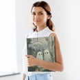 thumbnail image 6 of FORMRS 3 Ring Binder 1.5 inch with Pockets Set of 2 Clip Board 200 Sheets Capacity, Ghosts Playing in A Garden, 6 of 8
