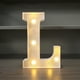 thumbnail image 5 of Fiudx Lámpara con Letras Led Decorativas, Luz Nocturna Tipo Marquesina, Decoración Versátil para El Hogar, Celebraciones de Cumpleaños y Bodas, Ambiente Romántico, Fácil de Usar con Pilas., 5 of 6