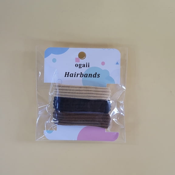 ogaii Hairbands Strong Elastic Hair Ties – Won't tangle hair, provide secure hold, and create long-lasting hairstyles.