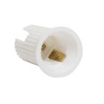 thumbnail image 2 of Vickerman White C7 Snap-On Socket SPT-1, 18 Wire Gauge, package of 25. Made of plastic. Compatible with 18 wire gauge SPT-1 blank wire., 2 of 2