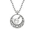 thumbnail image 1 of Impact Danger Terre Météorites Colliers Pendentif Rétro Lune Étoiles Bijoux, 1 of 3